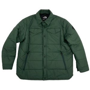The North Face Men’s Patrick’s Point Shacket Down Puffer Jacket Pine Green XXL